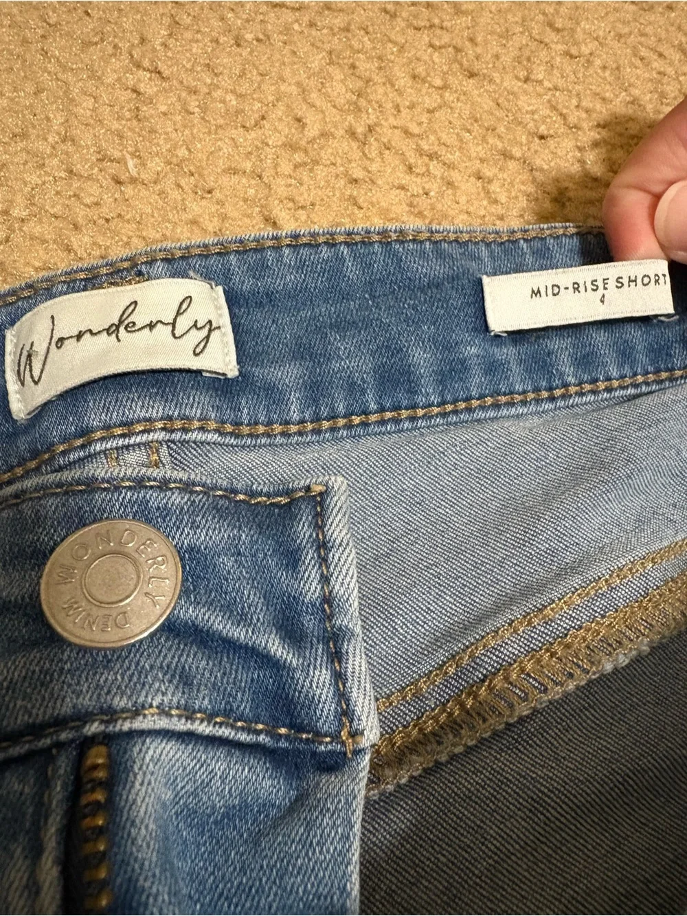 Denim Roll-Cuff Women's Shorts